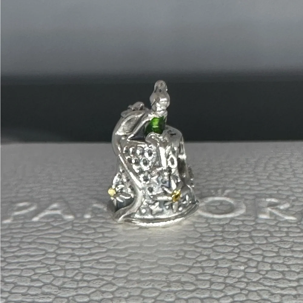 Pandora Disney, Tinker Bell Celestial Thimble Charm 925 Ale #178 - Picture 1 of 6